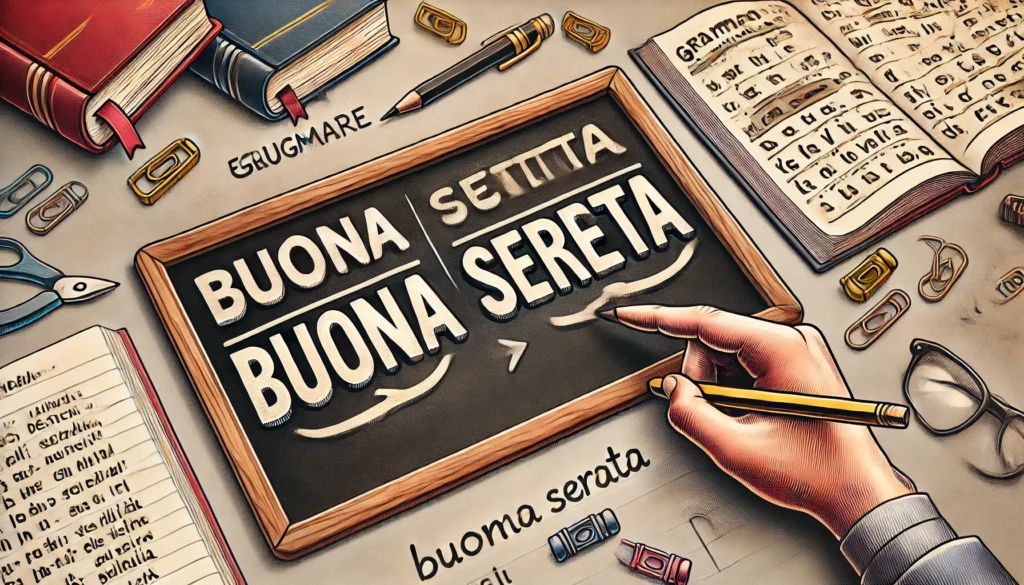 Si scrive Buona serata o buonaserata?