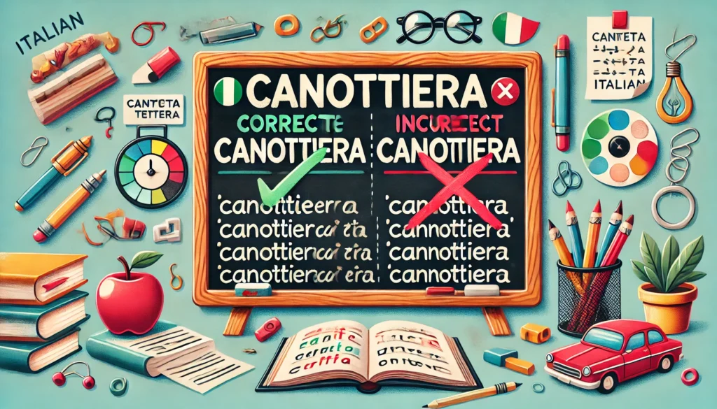 Si scrive Canottiera o Cannottiera?