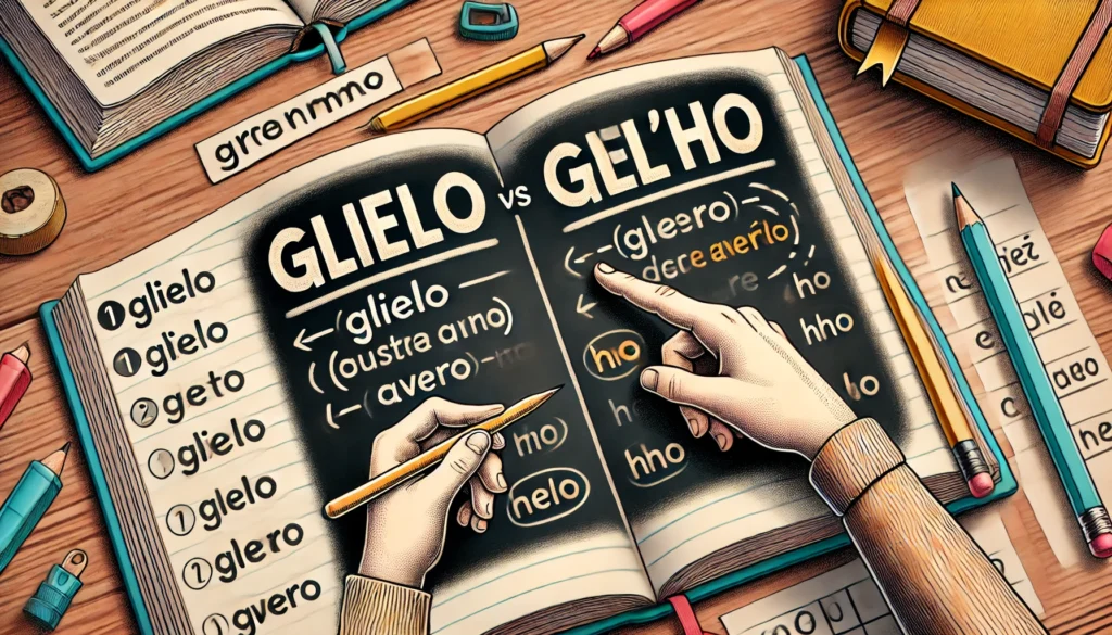 Si scrive Glielo o Gliel'ho? (forma con il verbo avere)