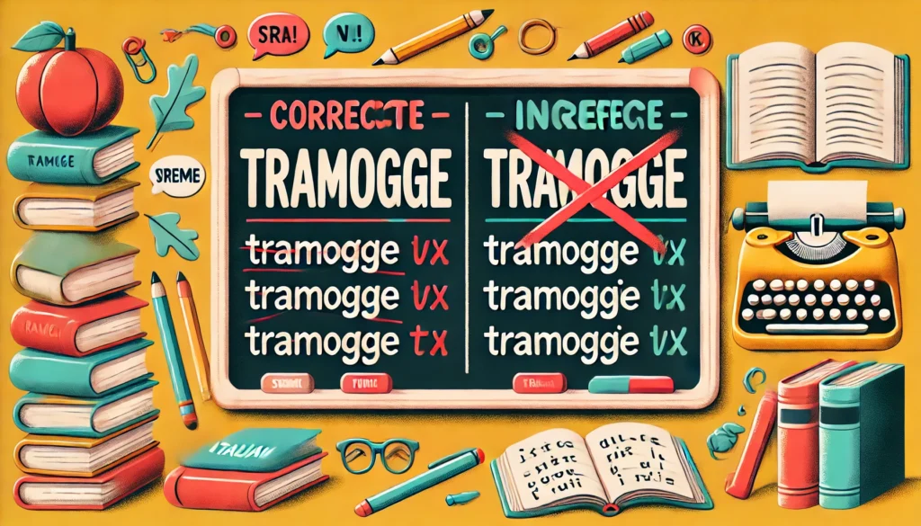 Si scrive Tramogge o Tramoggie?