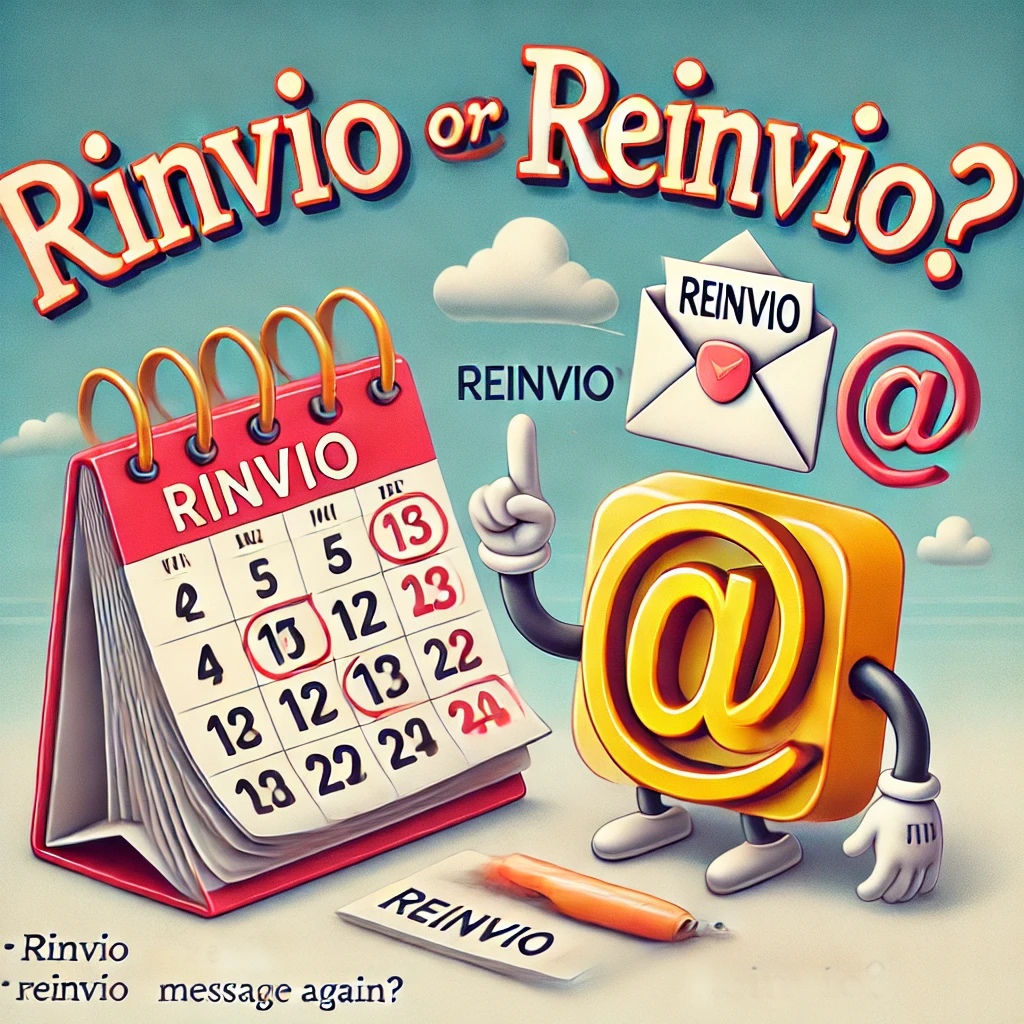 Si scrive Rinvio o Reinvio