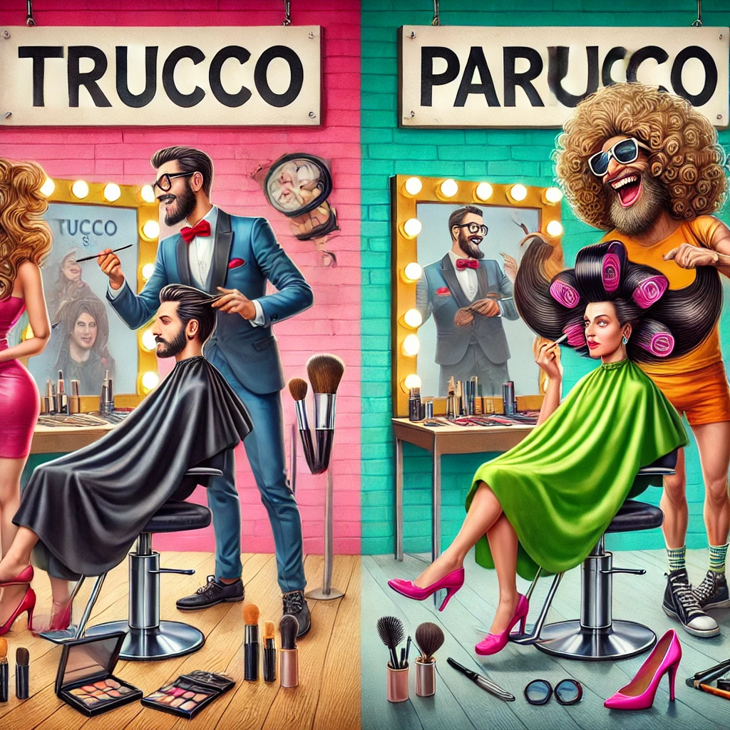 Si scrive Trucco e parrucco o Trucco e parrucca